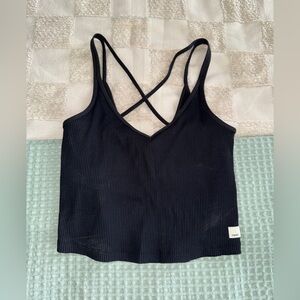 Vuori rib crop tank top size Medium